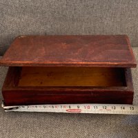 Стара интересна ергенска,мъжка кутия , снимка 3 - Антикварни и старинни предмети - 43986609