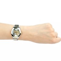 JUST CAVALLI 🍊 Дамски часовник "GOLD SILVER PANTERA" нов с кутия и 2г. гаранция, снимка 7 - Дамски - 43328826