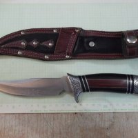 Нож "Columbia USA Saber" с кожена кания, снимка 1 - Ножове - 26338075