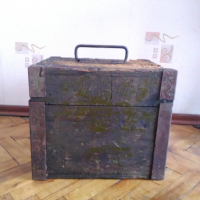 Сандък,стар пощенски-военен., снимка 6 - Антикварни и старинни предмети - 36576795