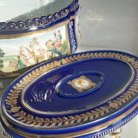 Порцеланова Жардениера Napoleon III, снимка 11 - Колекции - 44036351