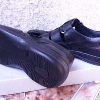 Мъжки кожени сандали, снимка 5 - Мъжки чехли - 40343236