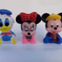 Комплект три броя гумени играчки любими Дисни герои, снимка 1 - Дрънкалки и чесалки - 32343732