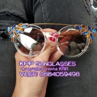 Слънчеви очила лукс с кристали , снимка 3 - Слънчеви и диоптрични очила - 16923995