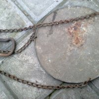  стар кован кантар - 50 кг, снимка 3 - Антикварни и старинни предмети - 27681044
