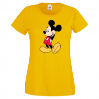 Дамска тениска Mickey Mouse 10 Подарък,Изненада Мини Маус,Микки Маус.Подарък,Изненада,, снимка 10 - Тениски - 36526667