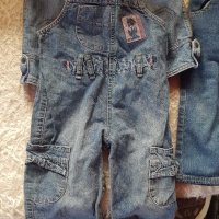 Продавам лот от бебешки дънкови  дрехи , снимка 6 - Панталони и долнища за бебе - 28659222