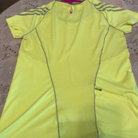 Нова оригинална тениска блуза Adidas  Адидас неоново зелено сигнално жълто , снимка 8 - Тениски - 36748163
