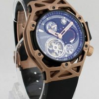 Мъжки луксозен часовник Hublot Ferrari Tourbillon, снимка 2 - Мъжки - 32424593