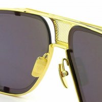 Луксозни слънчеви очила DITA MACH FIVE DRX-2087-B-BLU-GLD-64, снимка 15 - Слънчеви и диоптрични очила - 32361091
