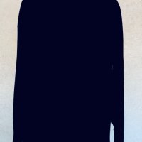 Черно гладко поло MASSIMO DUTTI  унисекс, снимка 2 - Пуловери - 43051176