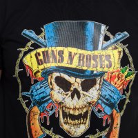 Нова мъжка тениска с дигитален печат на музикалната група GUNS N'ROSES, с череп, снимка 8 - Тениски - 27839016