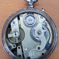 Винтидж античен джобен часовник Anutrof Regulator Gunmetal, снимка 6 - Антикварни и старинни предмети - 39644872