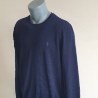 POLO Ralph Lauren Merino Wool Slim Fit  Mens Size L  ОРИГИНАЛ! Мъжки тънък Вълнен Пуловер!, снимка 3 - Пуловери - 43777351