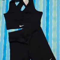 Nike екипи бюстие и къс клин с висока талия реплика /полиамид/, снимка 1 - Спортни екипи - 33128652