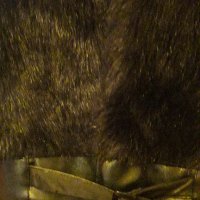 Кожен елек с косъм, снимка 2 - Елеци - 38572323