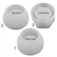 3d различни Купа купичка саксия ваза релефна силиконов молд форма гипс шоколад смола кашпа кашпи, снимка 3 - Форми - 32783908