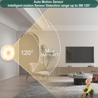 DSLebeen Вътрешни LED светлини със сензор за движение, 6 броя, снимка 6 - Лед осветление - 43957611