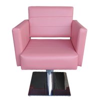 Фризьорски стол с изискана визия M788 - розов, снимка 3 - Фризьорски столове - 37425048