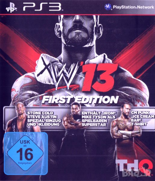 WWE 13 (PS3) Playstation 3 Оригинална Игра за Плейстейшън 3, ЛИЧНА КОЛЕКЦИЯ PS3 с мултиплейър PSN , снимка 1