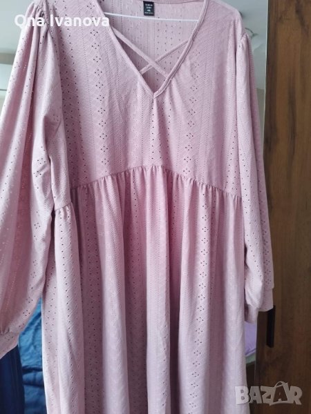 дамска розова рокля , снимка 1