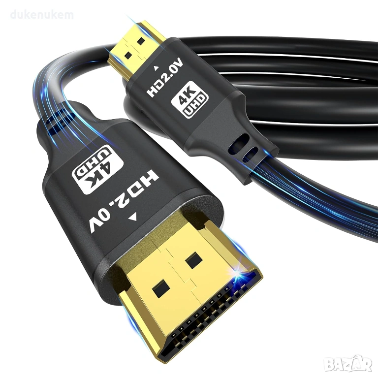 HDMI кабел 5 м – 4K@60Hz, HDMI 2.0, 18Gbps, снимка 1