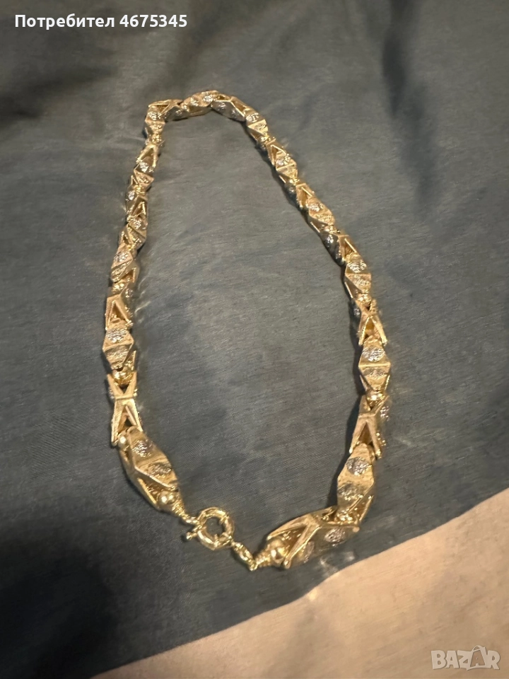 Позлатен ланец 165гр, снимка 1