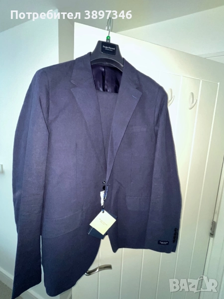 Мъжки ленен костюм Douglas Hayward, снимка 1