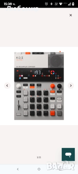 Teenage Engineering EP–133 KO II 64 MB Композитор на семплери , снимка 1