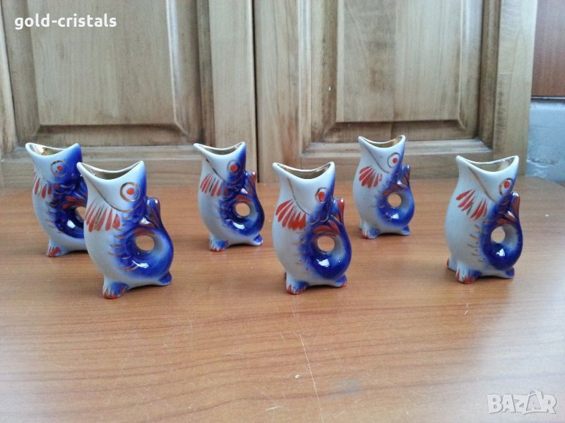  руски порцелан рибки , снимка 1