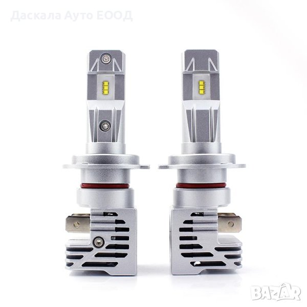 Диодни крушки ЛЕД LED к-т H1 44W 4000Lm 9-32V, без вентилатор, снимка 1
