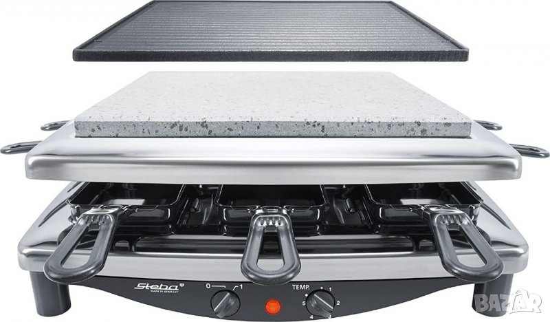Steba RC 3 Plus раклет грил, хром, хром, снимка 1