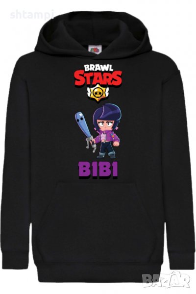 Детски Суитчър/Суитшърт Bibi Brawl Stars,Игра,Подарък,Изненада,Забавление,Рожден Ден, снимка 1