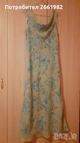 Нежна зелена пролетна рокля, снимка 1