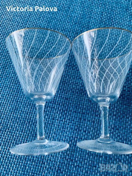 Две тънкостенни чаши за алкохол, снимка 1