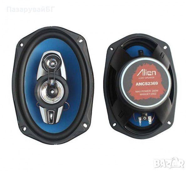Автомобилни говорители комплект ANCS-2369 200W 6x9", снимка 1