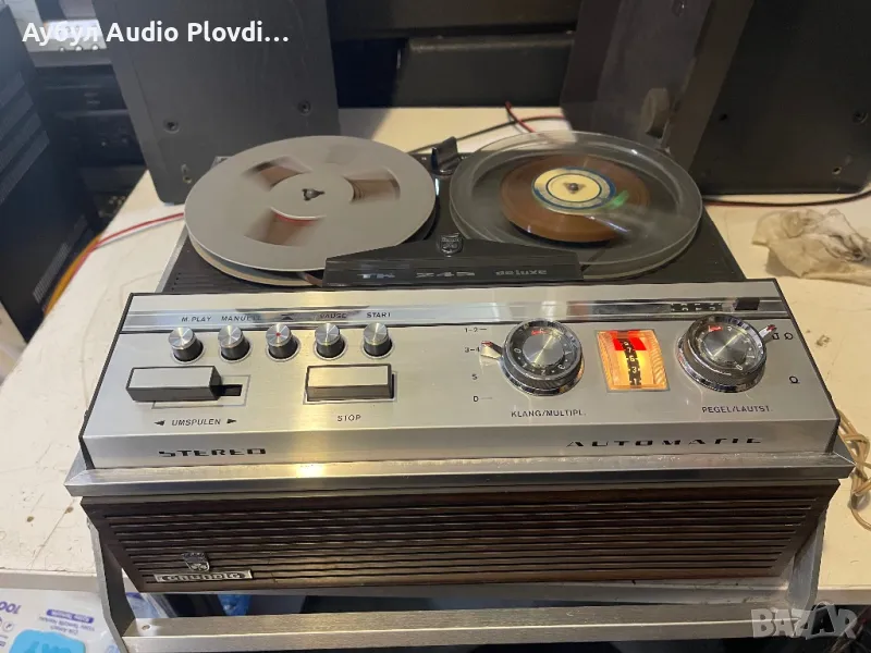 Grundig TK245 de Luxe Лампов Магнетефон, снимка 1