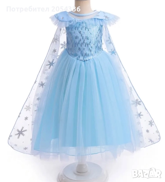 Детска рокля Елза от Замръзналото кралство , снимка 1