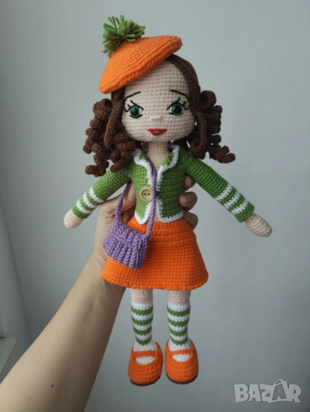 Нова ръчно плетена кукла, снимка 1
