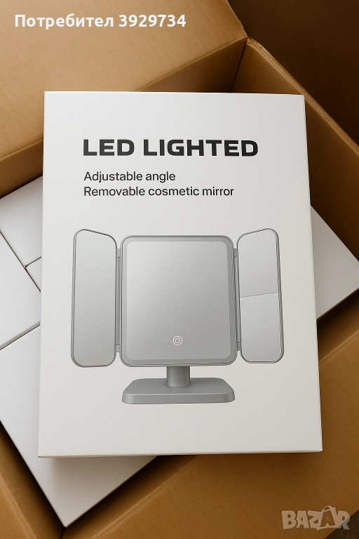 LED осветено козметично огледало, снимка 1