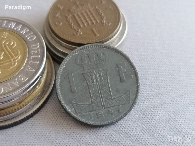 Монета - Белгия - 1 франк | 1941г., снимка 1