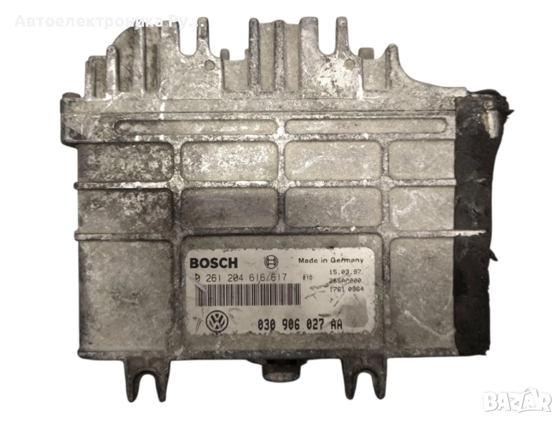 Компютър Двигател за Фолксваген Поло, ECU VW Polo 1.4i, 030906027AA, Bosch 0261204616/617, снимка 1