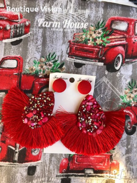 Ново! Обеци с естествени камъни, снимка 1