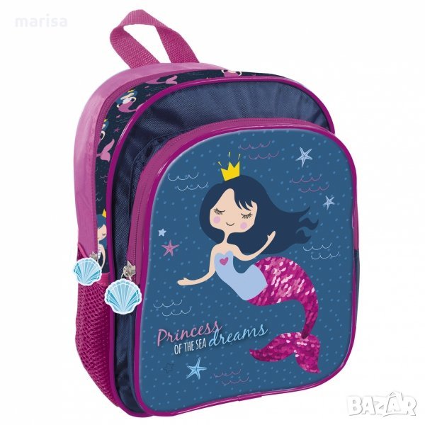 Раница Derform Mermaid 29см, с 2 прегради, за момиче Код: 068166, снимка 1