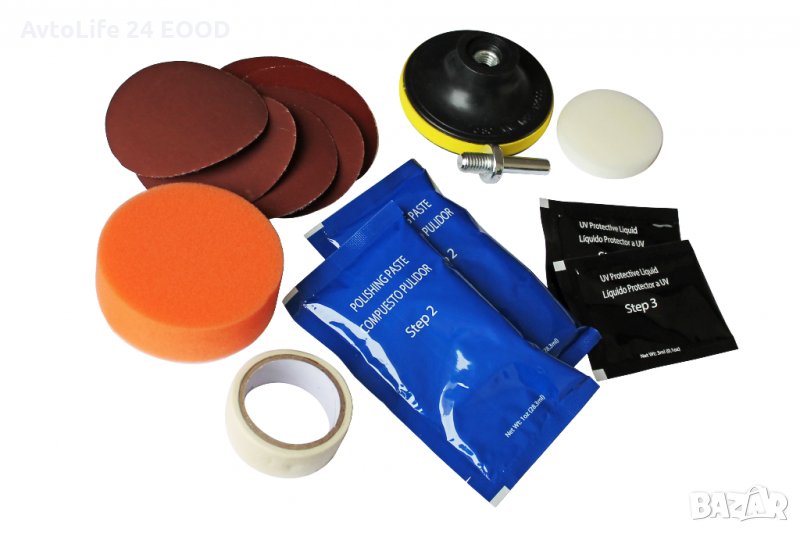  Комплект за Възстановяване, Полиране, Почистване на фарове VISBELLA, снимка 1