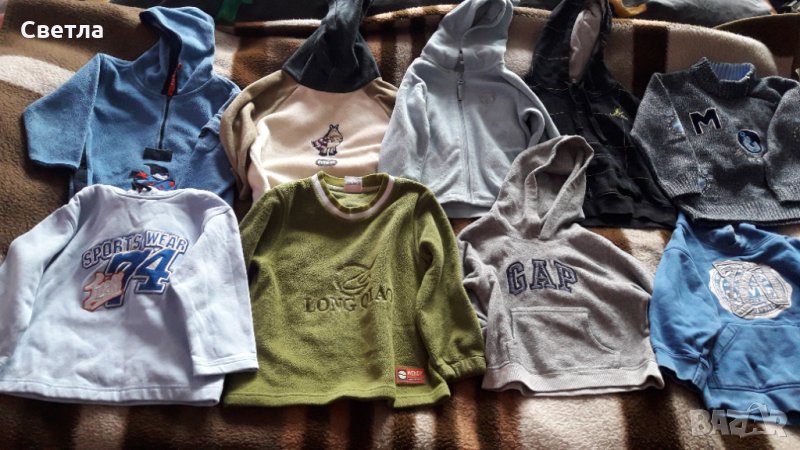 Плътни детски блузи за ръст 86-92 см., снимка 1