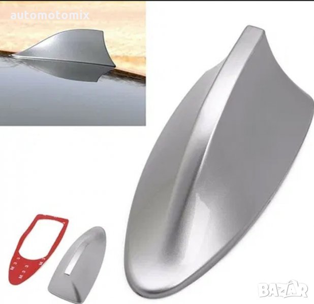 ДЕКОРАТИВНА АНТЕНА ЗА АВТОМОБИЛ СИВ - 1064, снимка 1