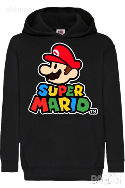 Детски Суитчър/Суитшърт Super Mario TM,Super Mario,Игра,Подарък,Изненада,Забавление,Рожден Ден, снимка 1