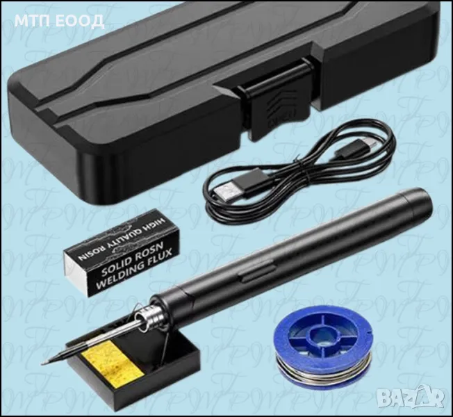 Поялник с батерия, USB тип C, с регулиране, снимка 1