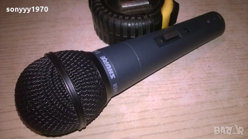 SHURE SM58 PROFI MIC-ВНОС ШВЕИЦАРИЯ, снимка 1